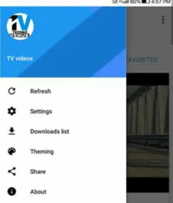 TV videos android App screenshot 1